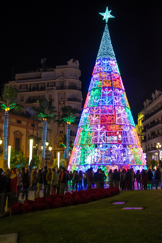 Kerstmarkt in Sevilla