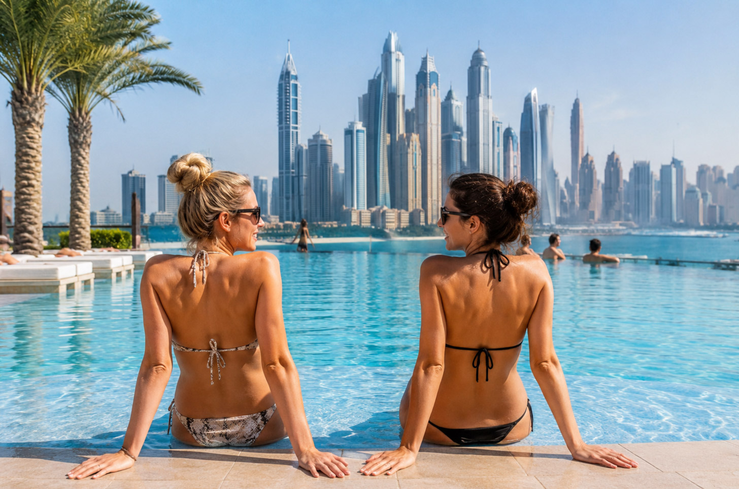 Topless zonnen in Dubai verboden