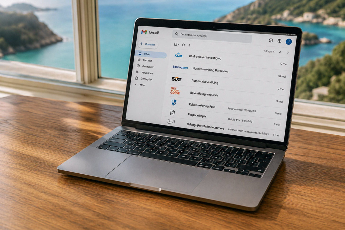 Bewaar belangrijke reisdocumenten online als extra backup