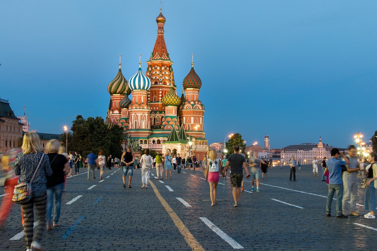 Toerisme naar Rusland ligt helemaal stil