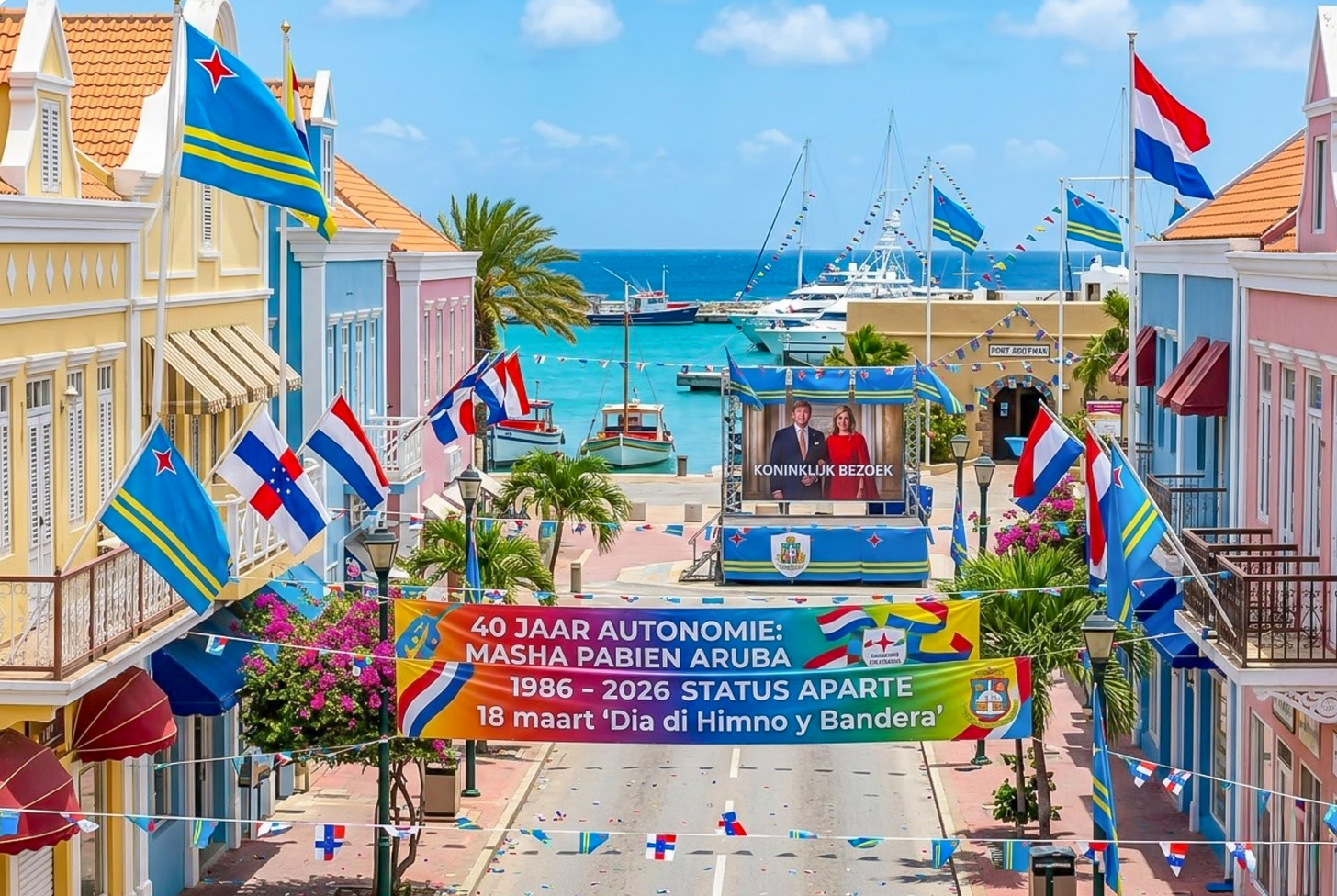 18 maart op Aruba