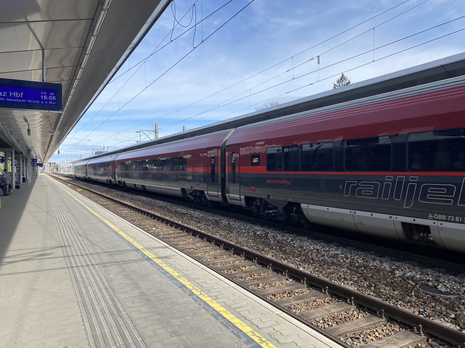 trein in Oostenrijk